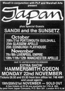 Tour advert